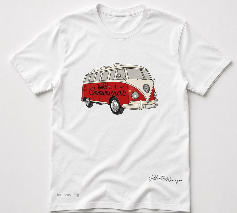 Camiseta Kombi · Web-Comunistas
